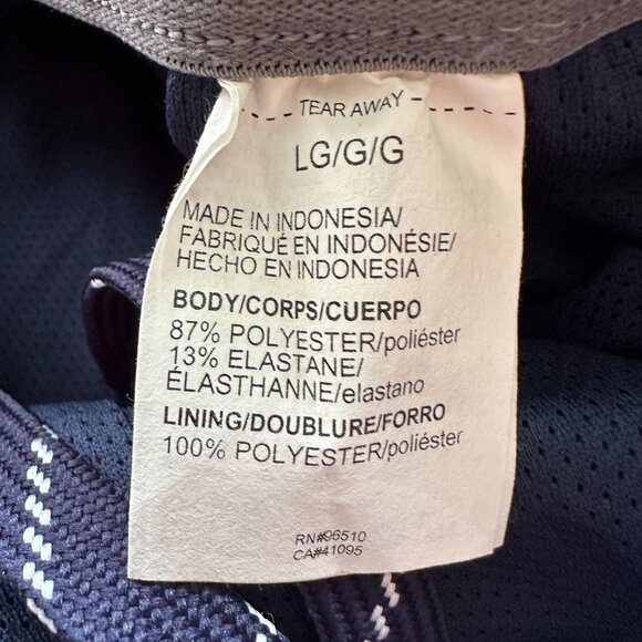 Under Armour Track Pants Mens Large (32x32) High Rise Navy Blue LU Soccer Jogger - Picture 13 of 14